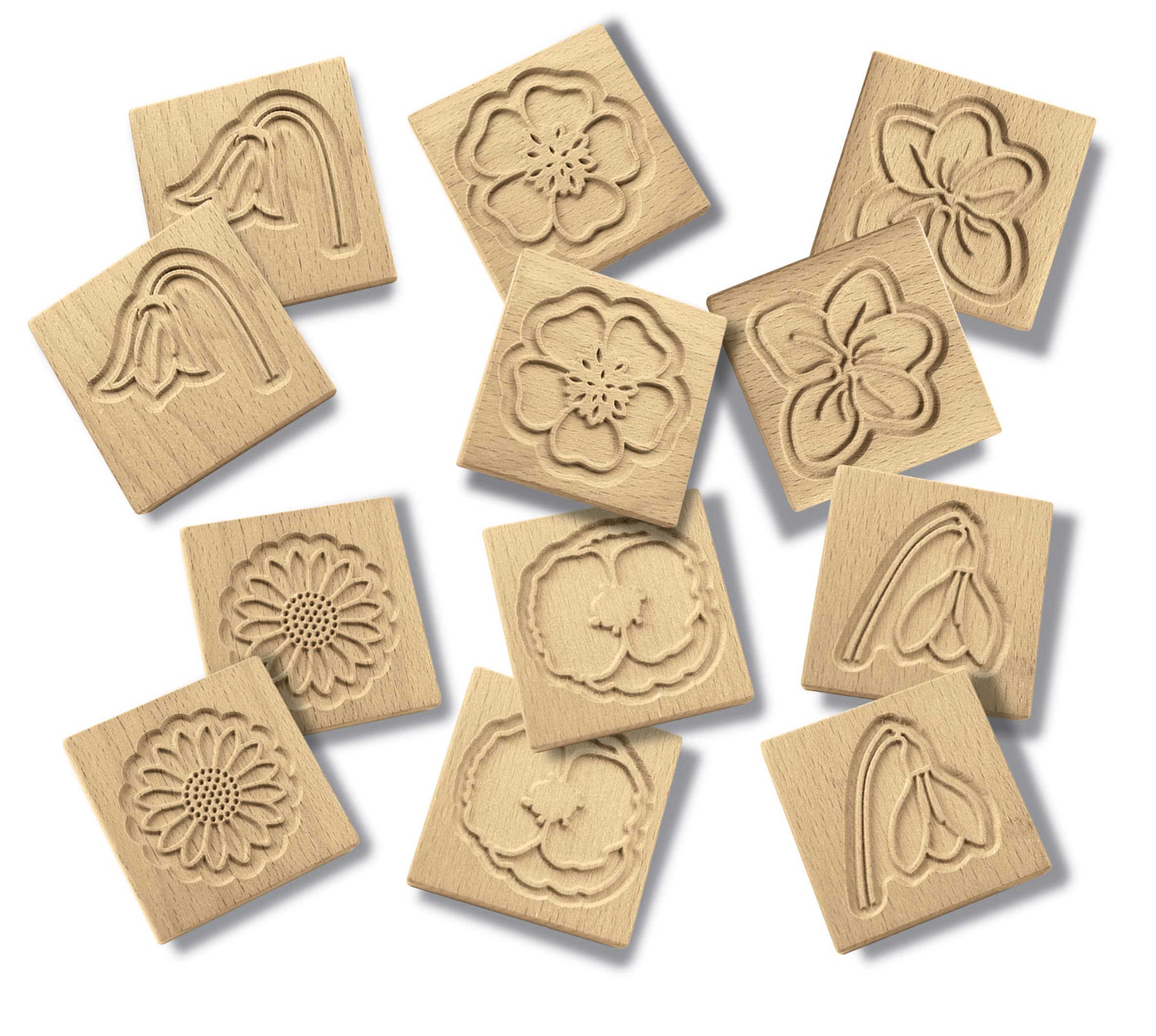 Yellow Door Match Me: Sensory Flower Tiles | Pairs Game | memory play | Nature Play | 12 FSC tiles in 6 pairs | nature toys for kids age 2 3 4 5 | Pelmanism Game | Early Educational Toys