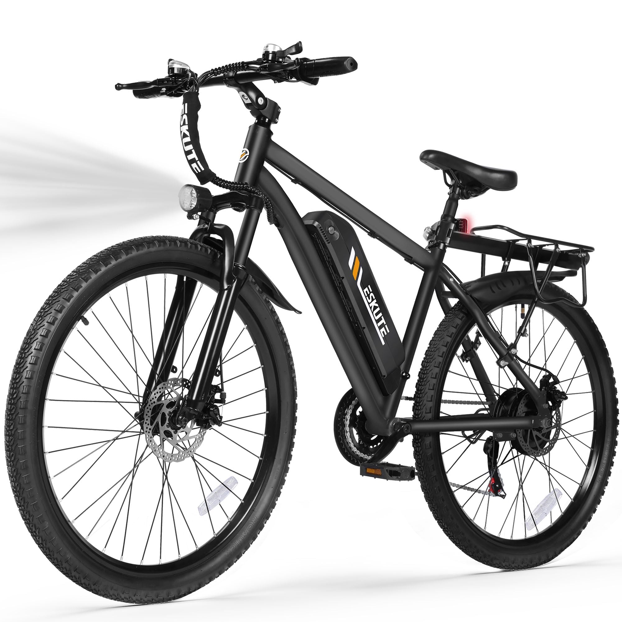 Electric Bike for Adults – 27.5" Mountain E-Bike, 21-Speed, 1200W Peak Brushless Motor 28MPH, 48V 10.4Ah Removable Battery, Up to 55 Miles Range, Step Over Commuter E-MTB