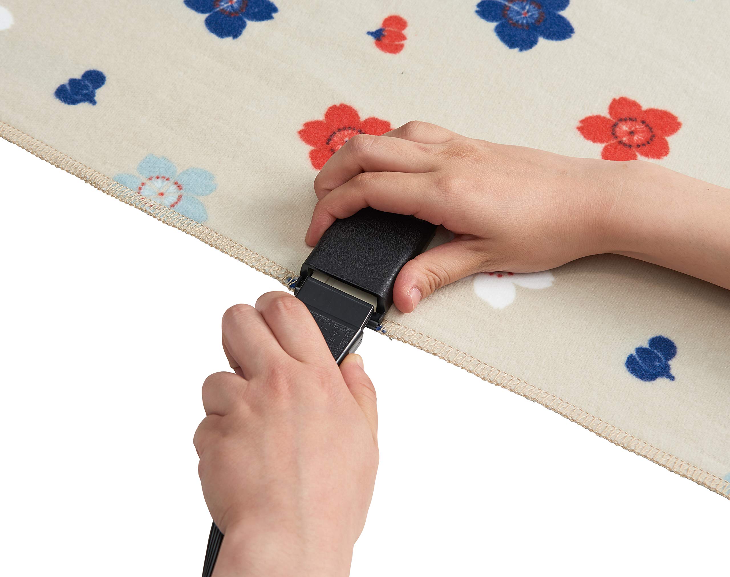 Amazon | Sugiyama コットン100％ 肌に優しい 電気綿掛敷兼用毛布