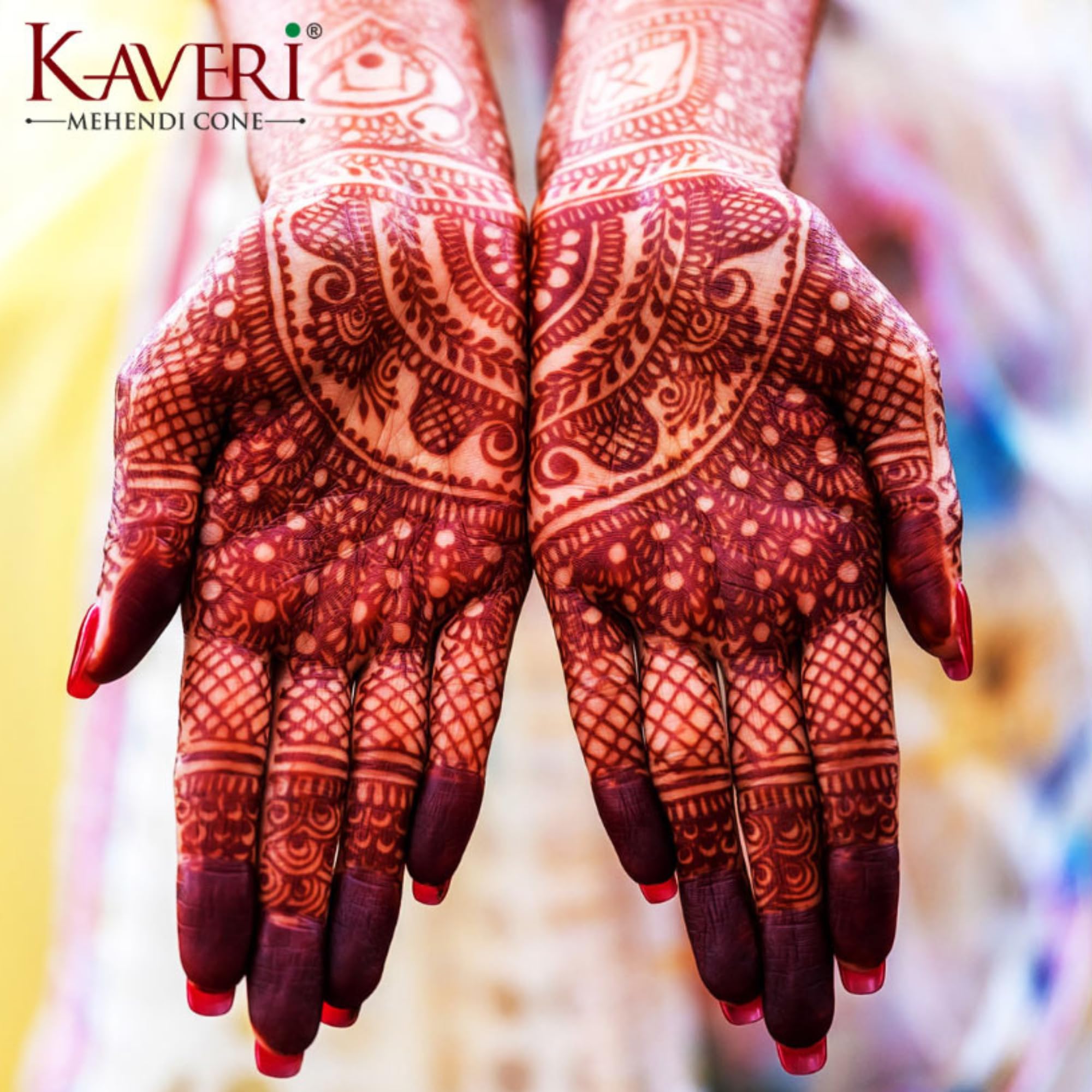 12 x Kaveri Mehendi Henna Cones, Dark Brown Henna for Hand Art Henna Stencils, and Henna Freckles - Image 4