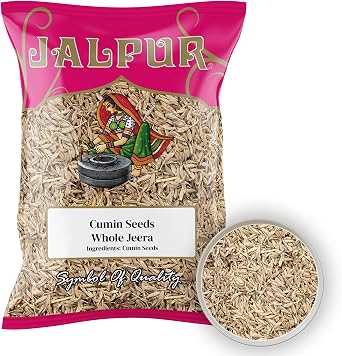 JALPUR MILLERS Cumin Seeds Whole Jeera   100g Pack of Aromatic, Flavorful & Natural Whole Cumin   for Tempering, Spice Blends, Curries & Rice Dishes   Premium Indian Spice for Authentic Cooking