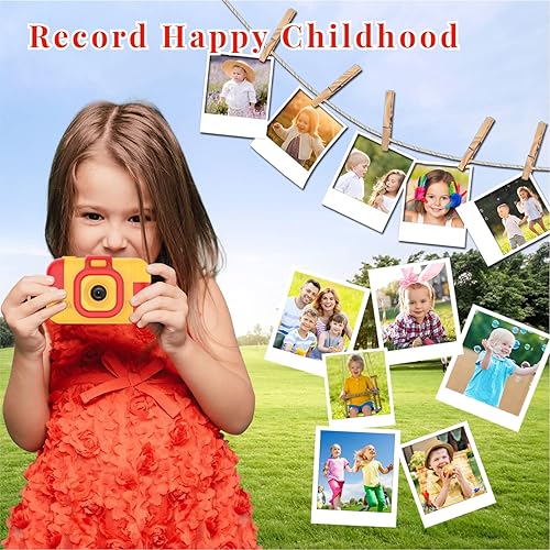 Miniatura 4 de Cámara para niños y niñas, cámaras de video digital HD 1080P para niños, cámara de juguete para selfies, regalos de Navidad y cumpleaños para niños