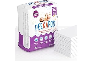 Peekapoo Mini Disposable Changing Pads for Baby