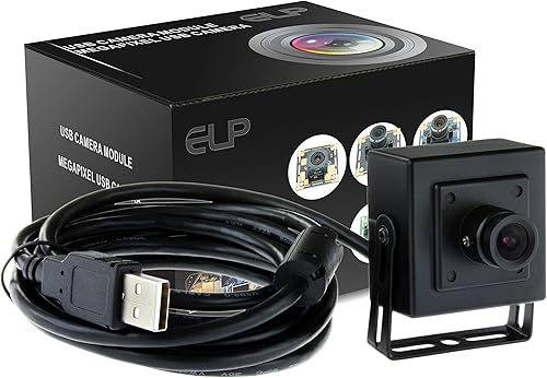 Miniatura 4 de ELP Cámara USB de poca luz de gran angular de 0.083 in para computadora Sistema de video industrial para el hogar 1.3 megapíxeles 960P 0.01lux Mini