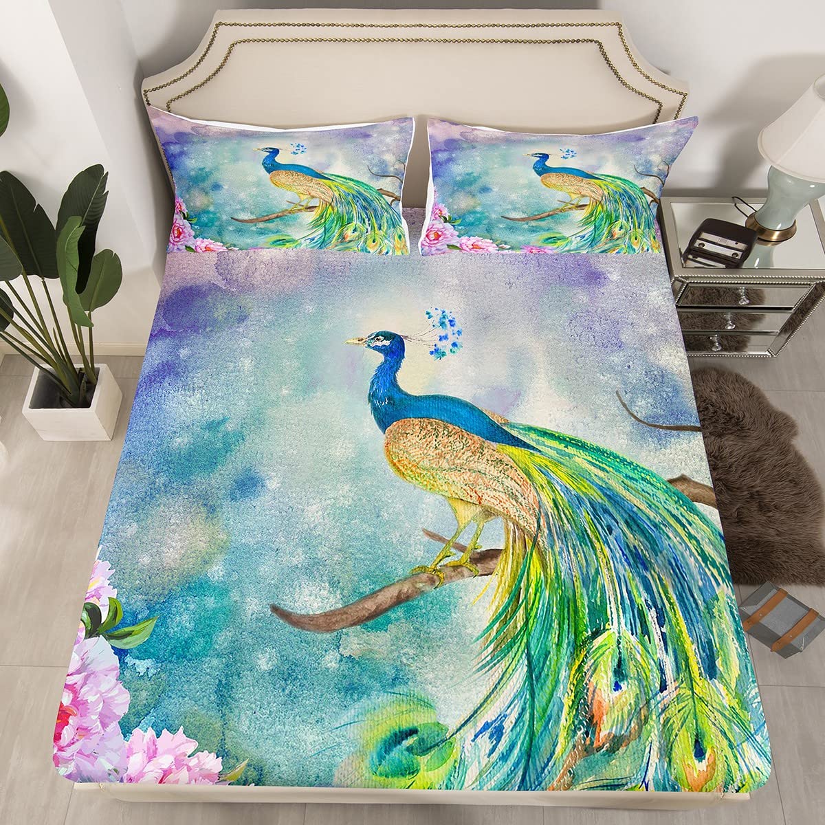 Lenzuola Letto Singolo GARGIX - 100% Cotone, Con Motivo Smile | Sotto E Sopra Con Federa - Foto 7