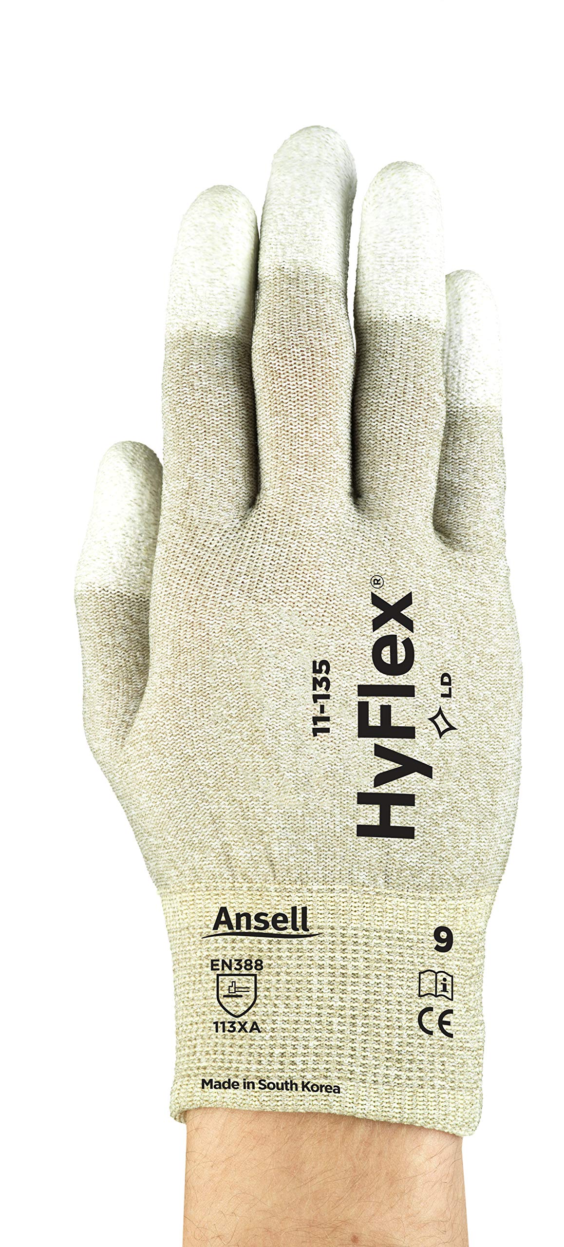 Ansell HyFlex 11-135 Fines Especiales Guante, Protección Mecánica, Talla M (12 Pares)