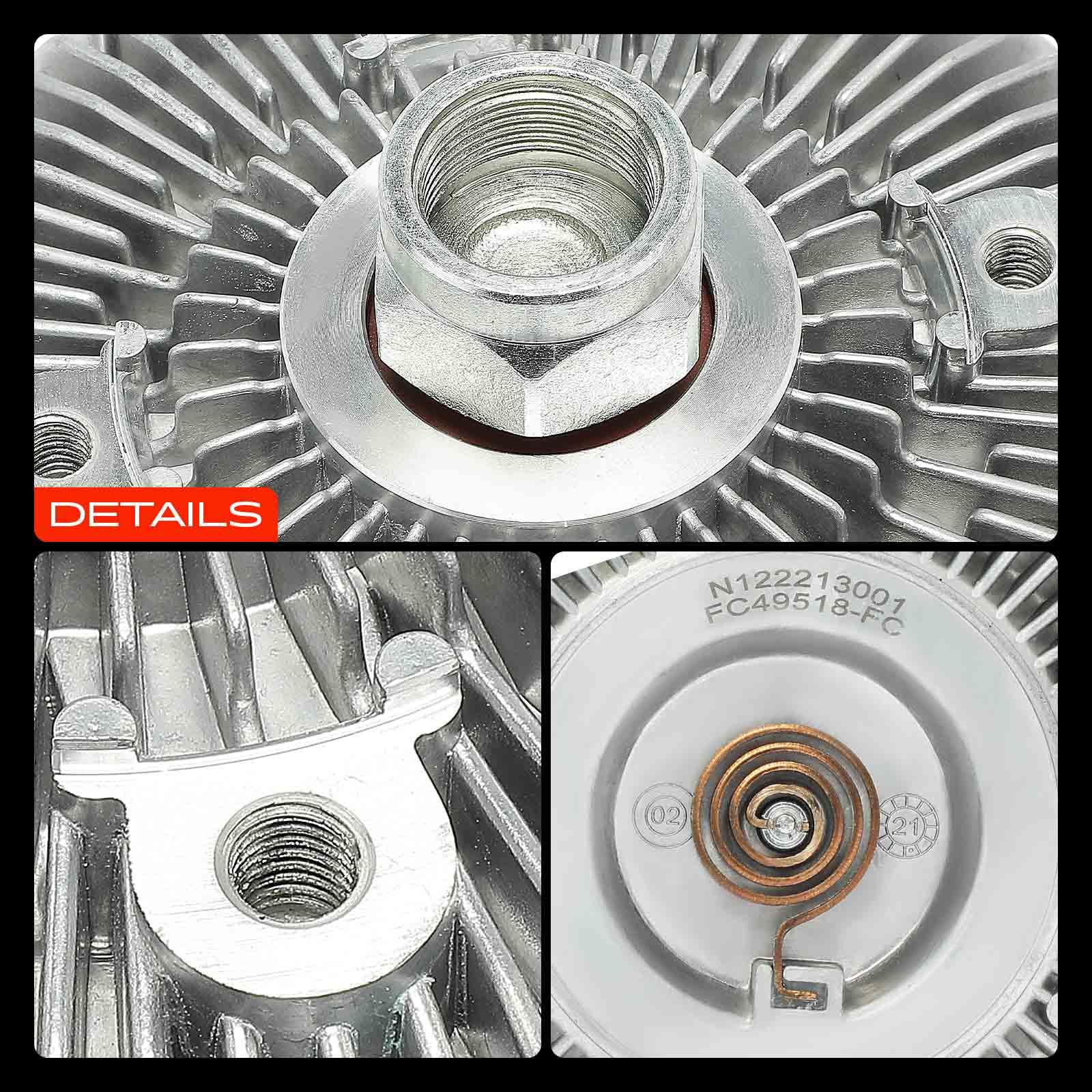 Frankberg Frizione della ventola Diesel Compatibile con Transit Furgone E 2.5L Transit Pianale/Telaio E 2.5L Transit Pianale/Telaio T 2.5L Transit Bus E 2.5L Transit Bus T 2.5L Replace# 49518