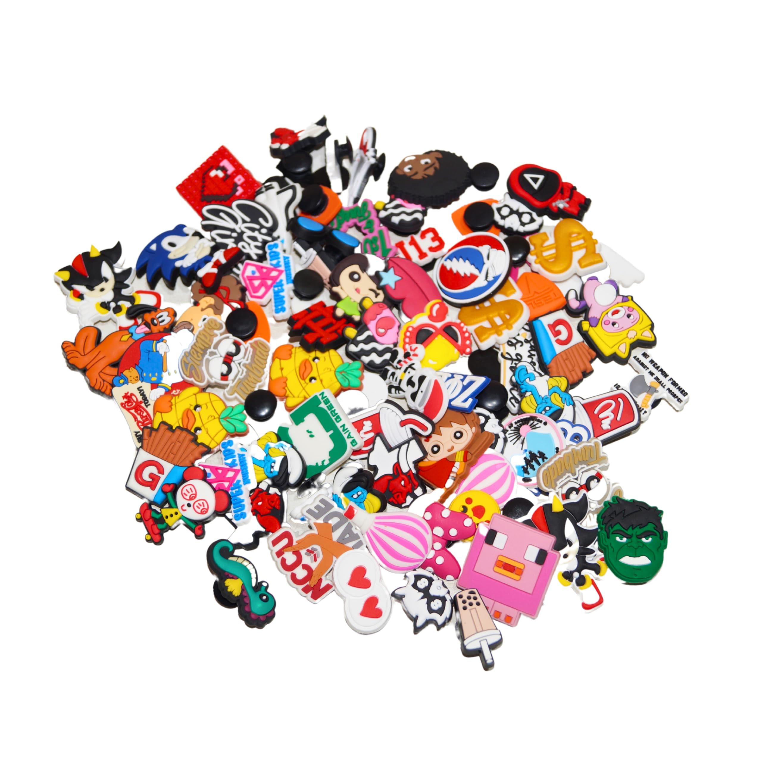 Pinapes Custom Kids Designer Shoe Charms Decoration Soft PVC Shoes Charms For clog Random Set 6,12,20,25,30,35 (S5, 20) (B0CM9HVL24) Amazon Price History, Amazon Price Tracker
