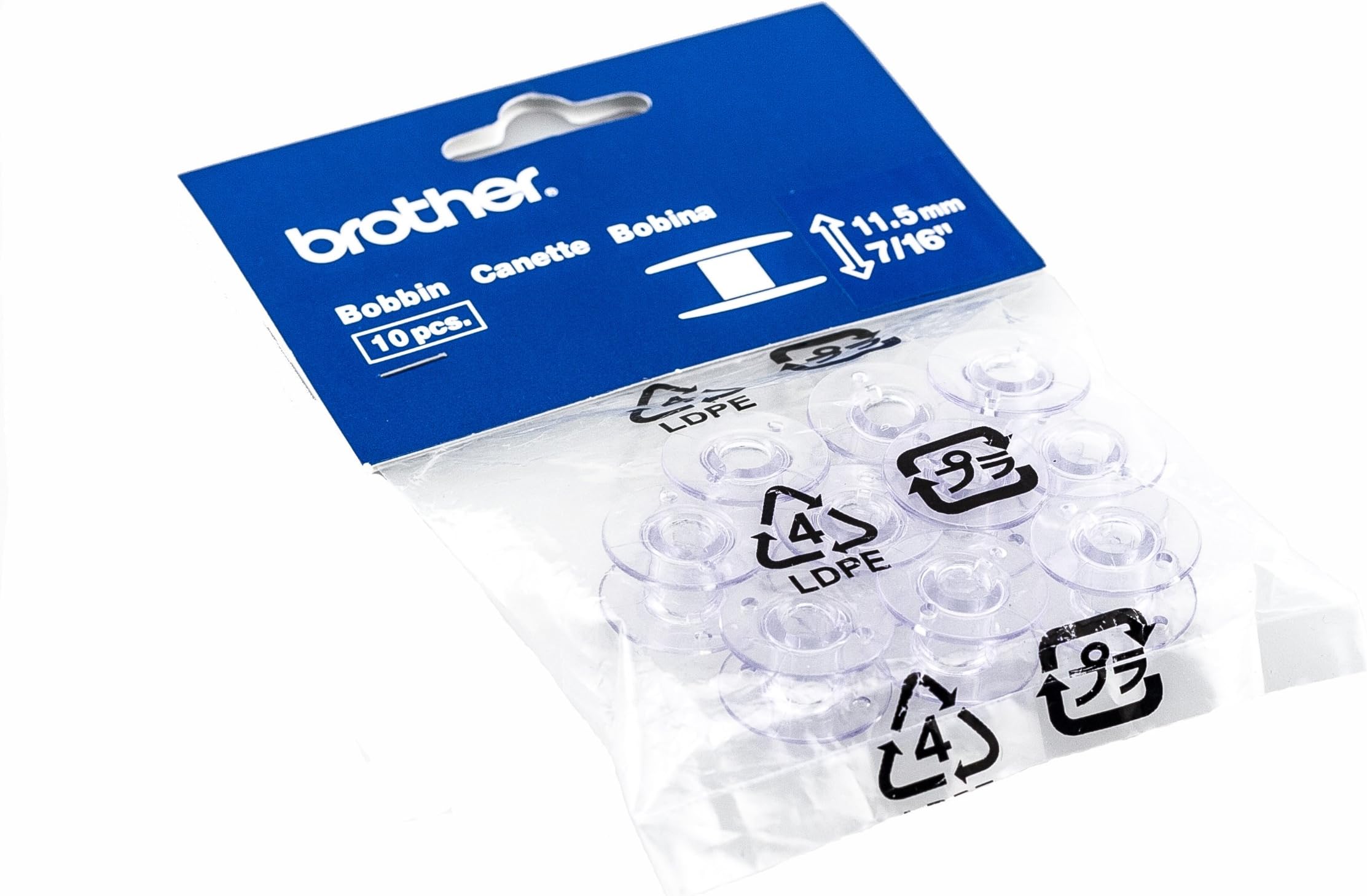 Brother SA156 Top Load Bobbins, 10 Count