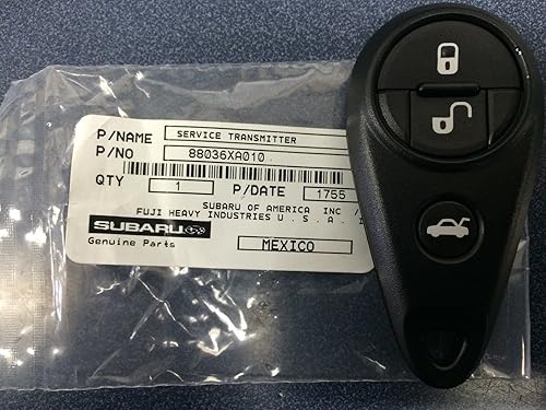 2000-2009 Subaru Legacy Impreza Tribeca Outback Forester Entry Remote Fob Transmisor OEM genuino nuevo