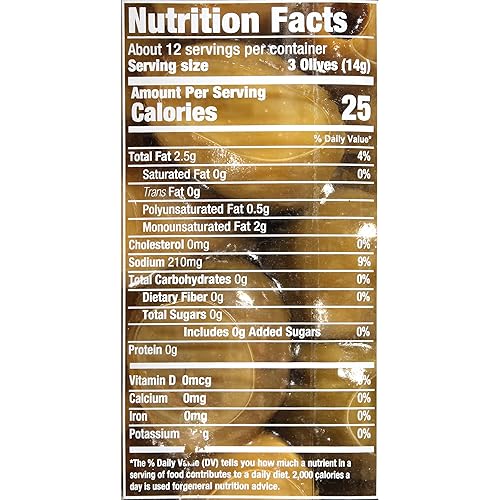 Miniatura 6 de Mario Aceitunas verdes orgánicas griegas Camacho sin hueso con toque de aceite de oliva, 6.0 onzas (6.00 oz)