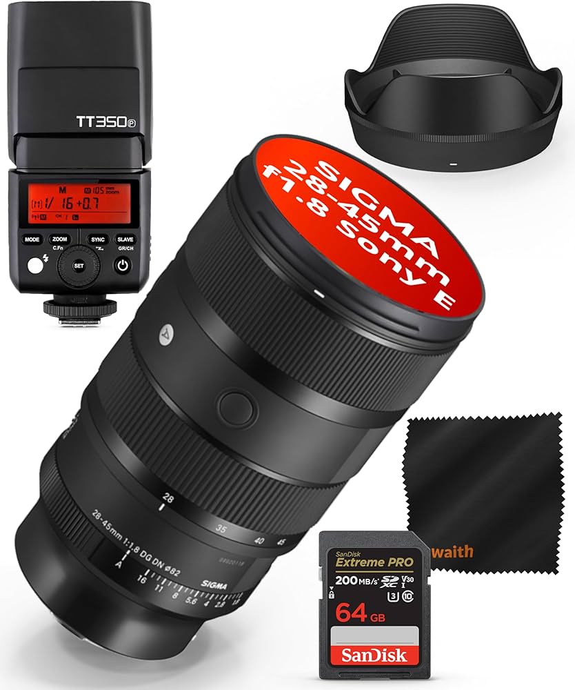 Amazon.com : Sigma 28-45mm f1.8 DG DN Art Lens for Sony E-Mount