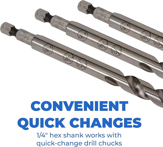 Kreg Easy-Set Pocket-Hole Drill Bit, Woodworking Drill Bit, KPHA300, 2 Pcs