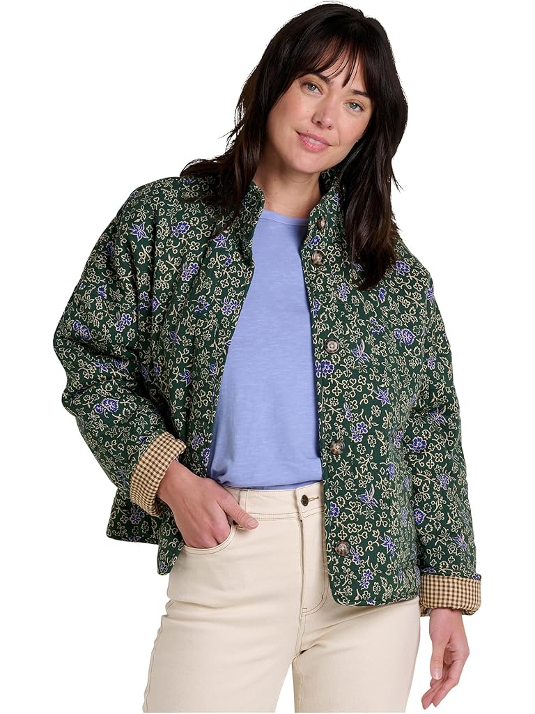 Green Toad&Co Manzana Quilted Jacket