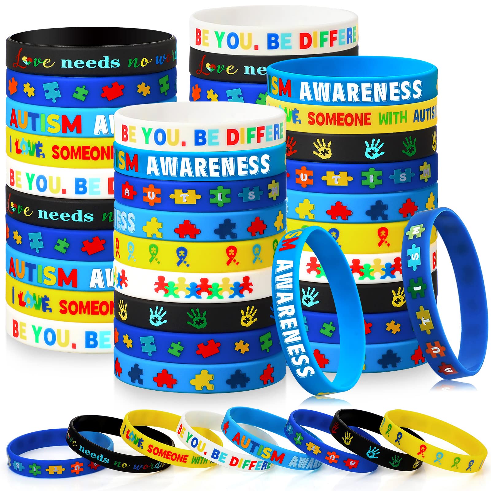 Yinkinyinkin Autism Bracelet Inspirational Autism Awareness