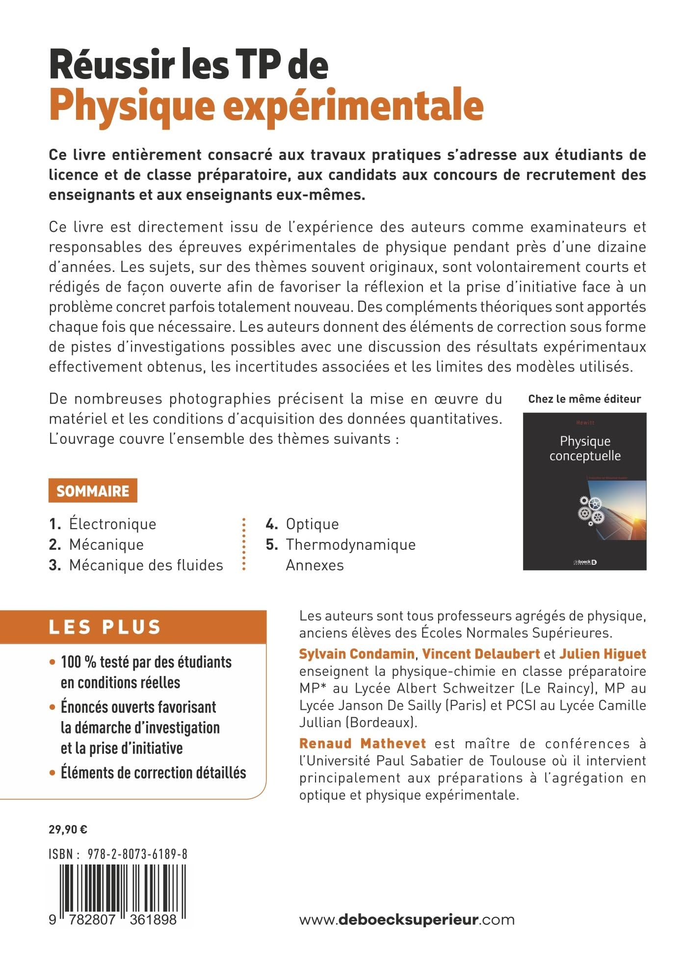 Réussir les TP de physique expérimentale: Licence capes agrégation