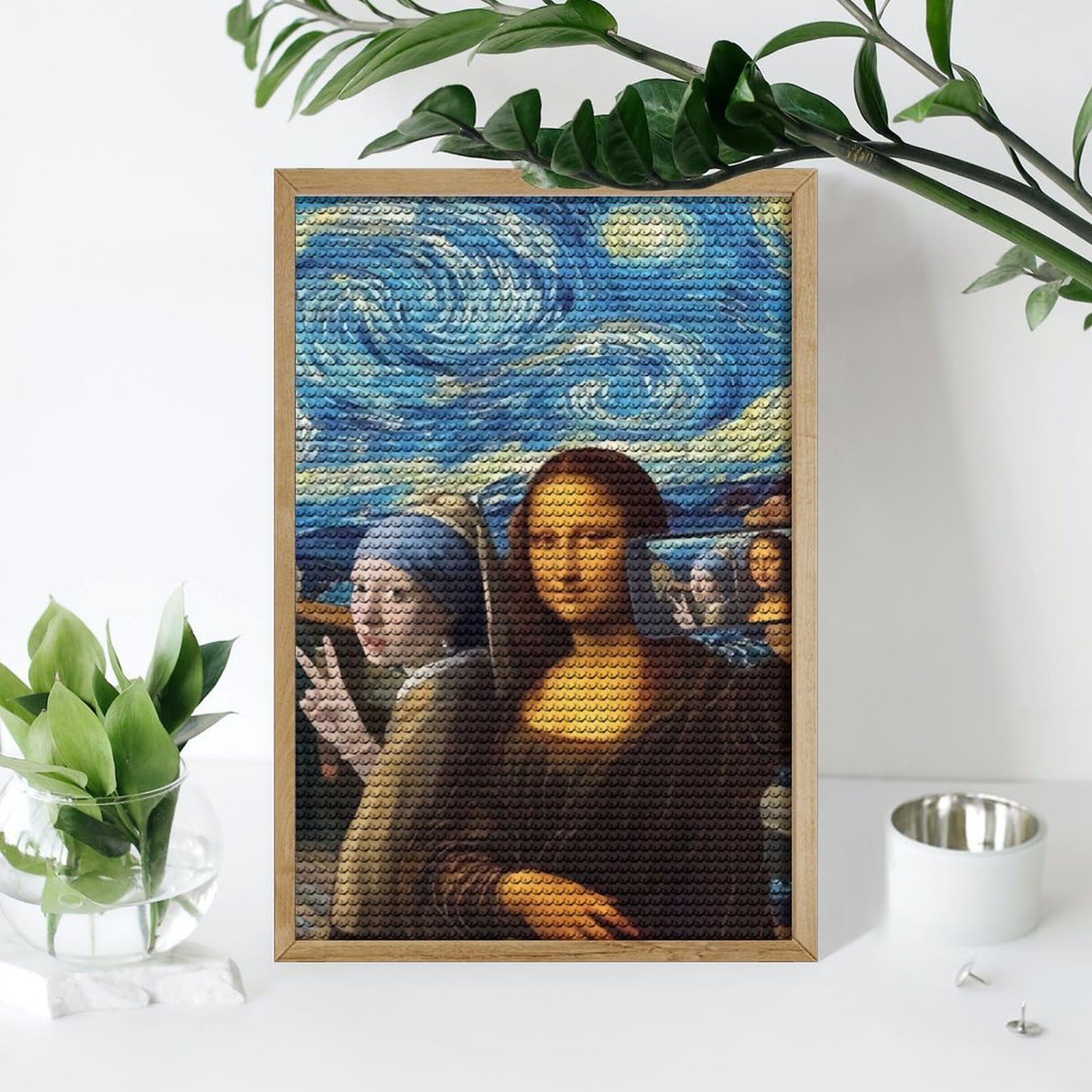 Amazon.co.jp: ダイヤモンドアート モナリザ 写真を撮る