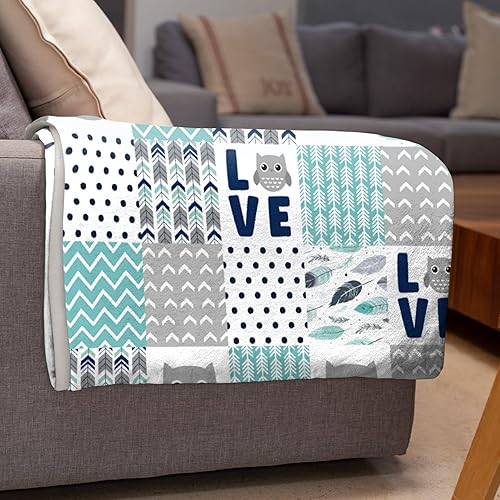 Miniatura 6 de Manta de búho para mujer, regalos para amantes de los búhos, ultra suave, linda manta de búho para sofá, ropa de cama, sala de estar, ideas de