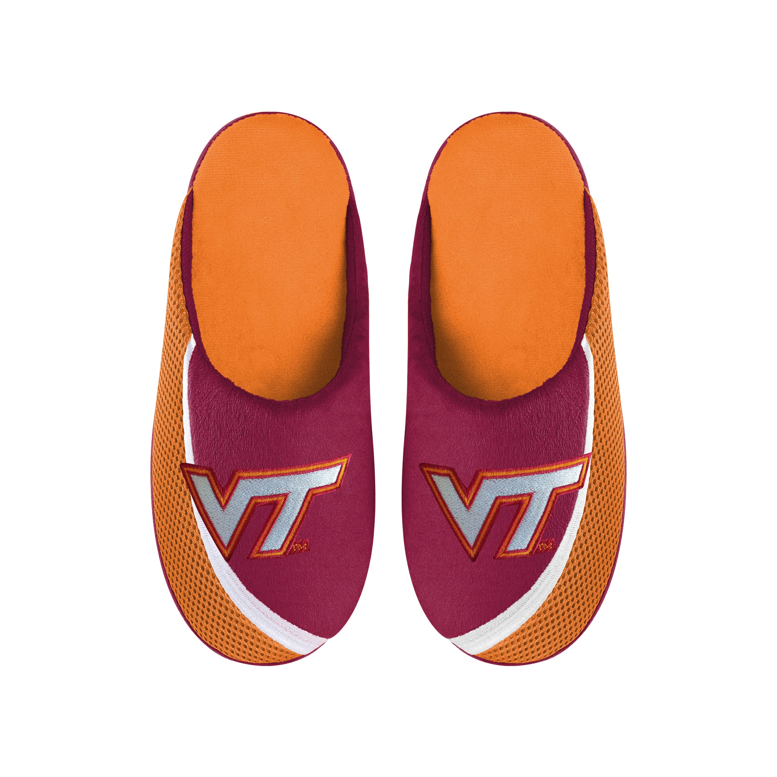 FOCO Men's NCAA 2022 Big Logo Color Edge Slipper