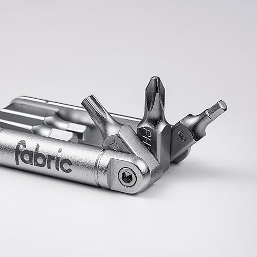 Miniatura 4 de Fabric 6 EN 1 - Multiherramienta plegable para ciclismo 6 en 1 - Llaves hexagonales, par de torsión, destornillador - Herramienta compacta de