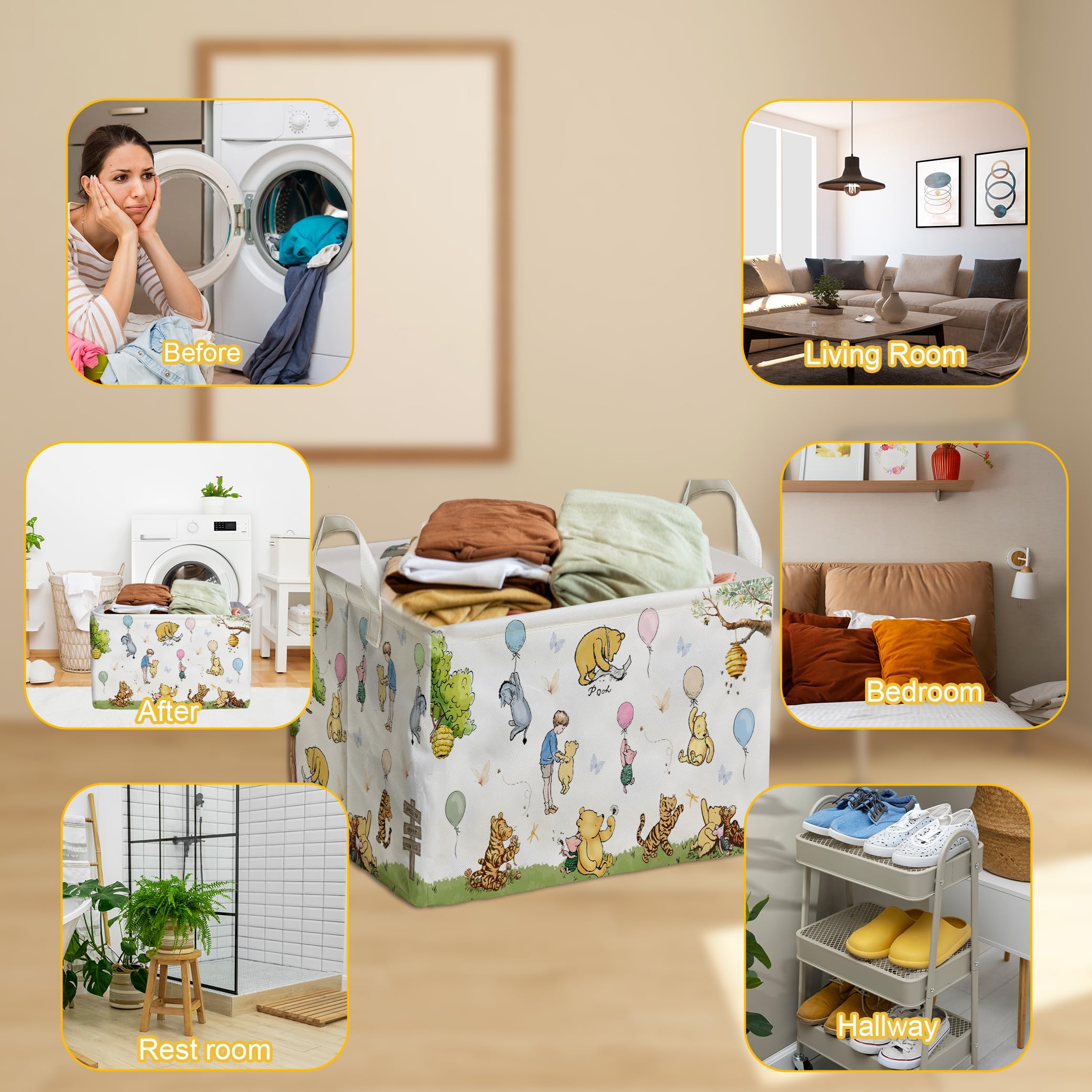 ZsaTuiy Cesta Do Ursinho Pooh, Coisas De Bebê, Decoração De