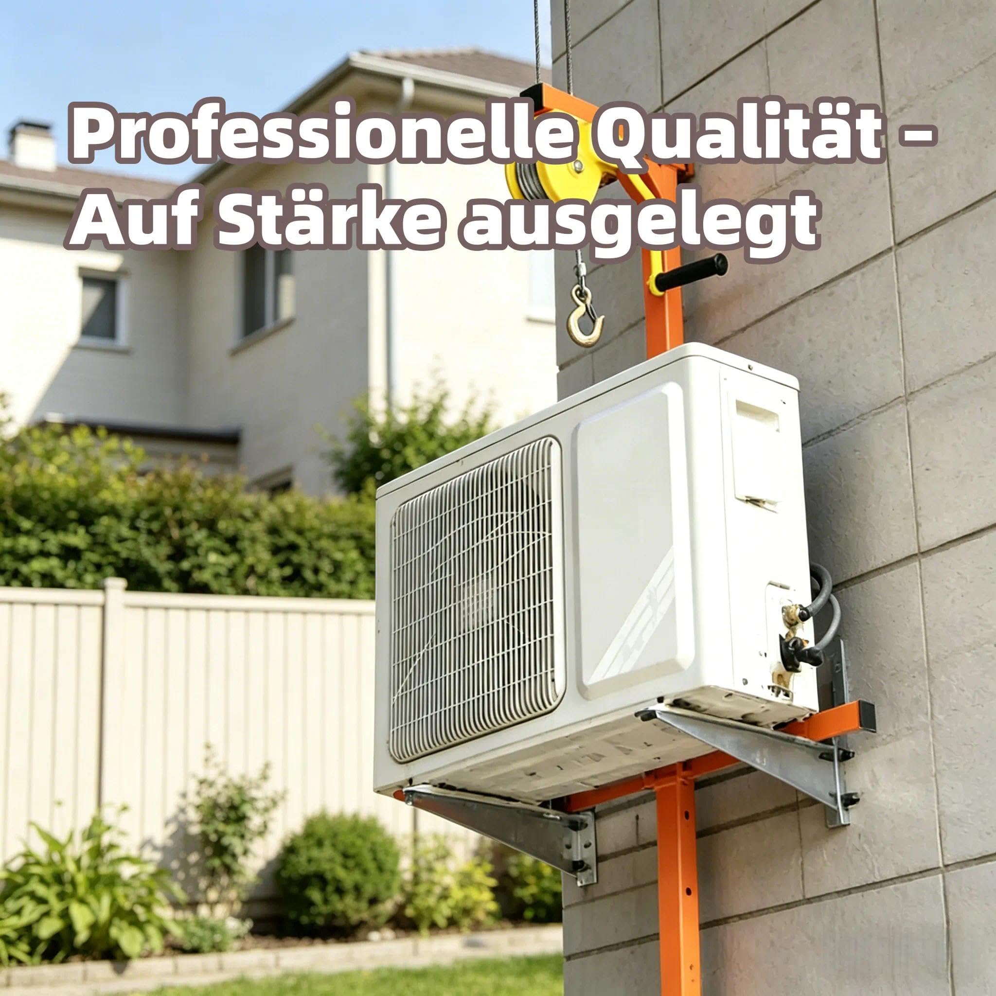 Hebewerkzeug FüR Die Installation Von Klimaanlagen, KlimageräT Hebewerkzeug Mit Seilwinde, HebekräNe For Klimaanlagen, Kleiner Hebekran Mit Handwinde(15)