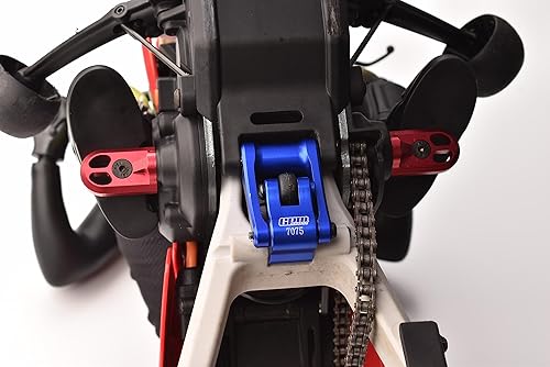 Aluminio 7075-T6 Knuckle & Pull Rod (mayor cojinete interior) para LOSI 1:4 Promoto-MX Motocicleta Dirt Bike RTR LOS06000 LOS06002 Actualizaciones -