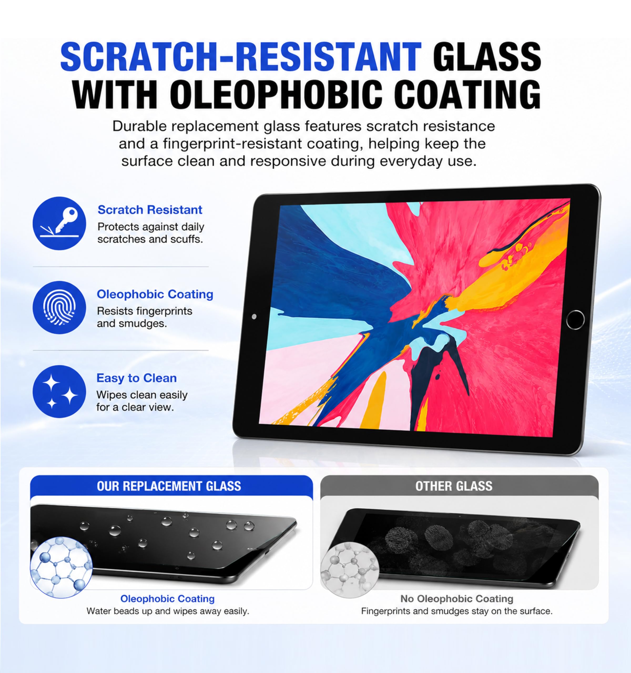 Amazon.com: DATTON for iPad 9th Generation (9 Gen) Screen Repair