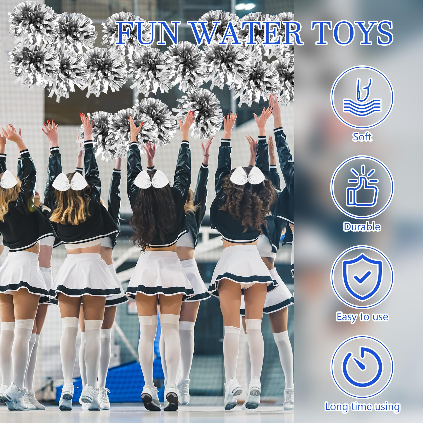 ((レア))OBIRIN チアリーディングウェア セット Amazon.co.jp: ZCYSRLQIN 3個 チアリーディングポンポンとチア