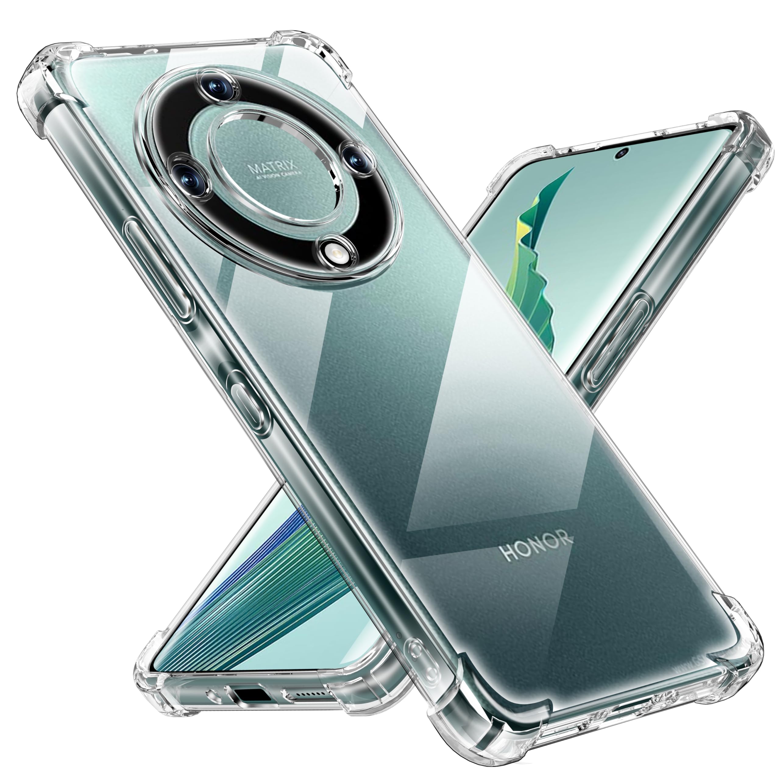 Captor Coque Honor Magic Lite 5 Transparente En TPU Souple Et