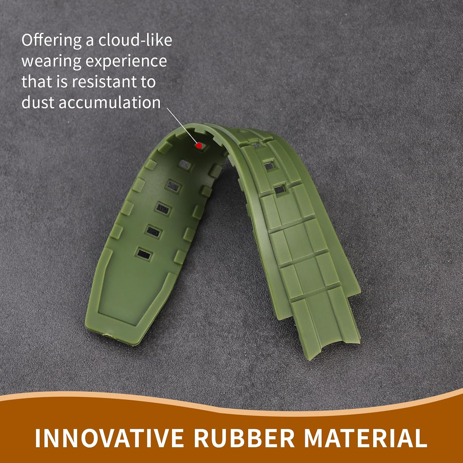 Soft Silicone Replacement Strap for Casio EFX-500P/EFX-700 Men's Strap Watch Accessories
