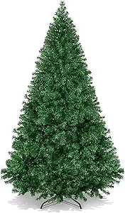 Best Choice Products Artificial Christmas Tree, 6ft Premium Unlit Hinged Design