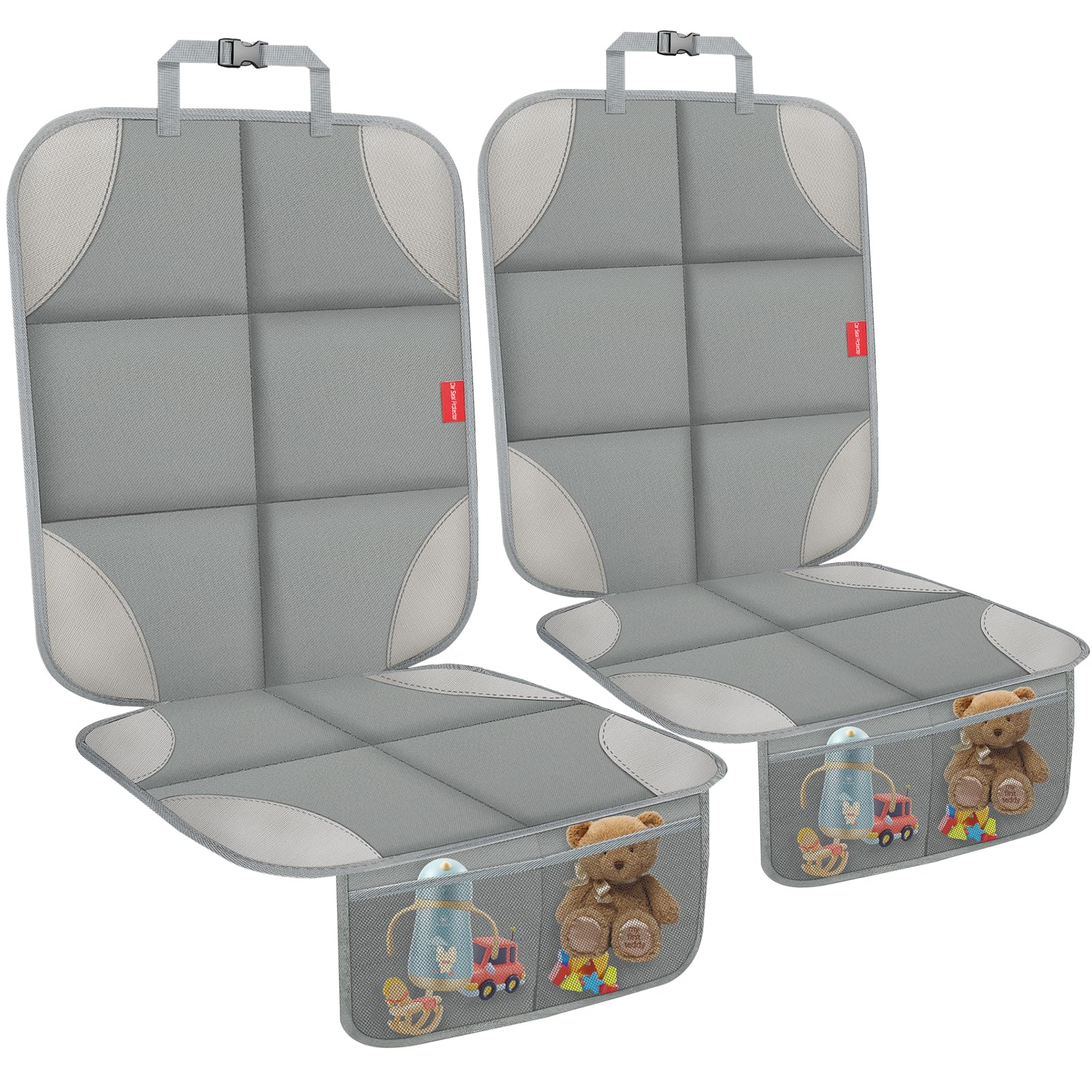 Car Seat Protector, Waterproof Car Seat Cover with Non-Slip Backing