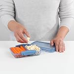 Sistema Conteneur de stockage de produits alimentaires à petite fraction en plastique, 350 mL, Sans BPA, sans tés ou bleu (non sélectionnable)