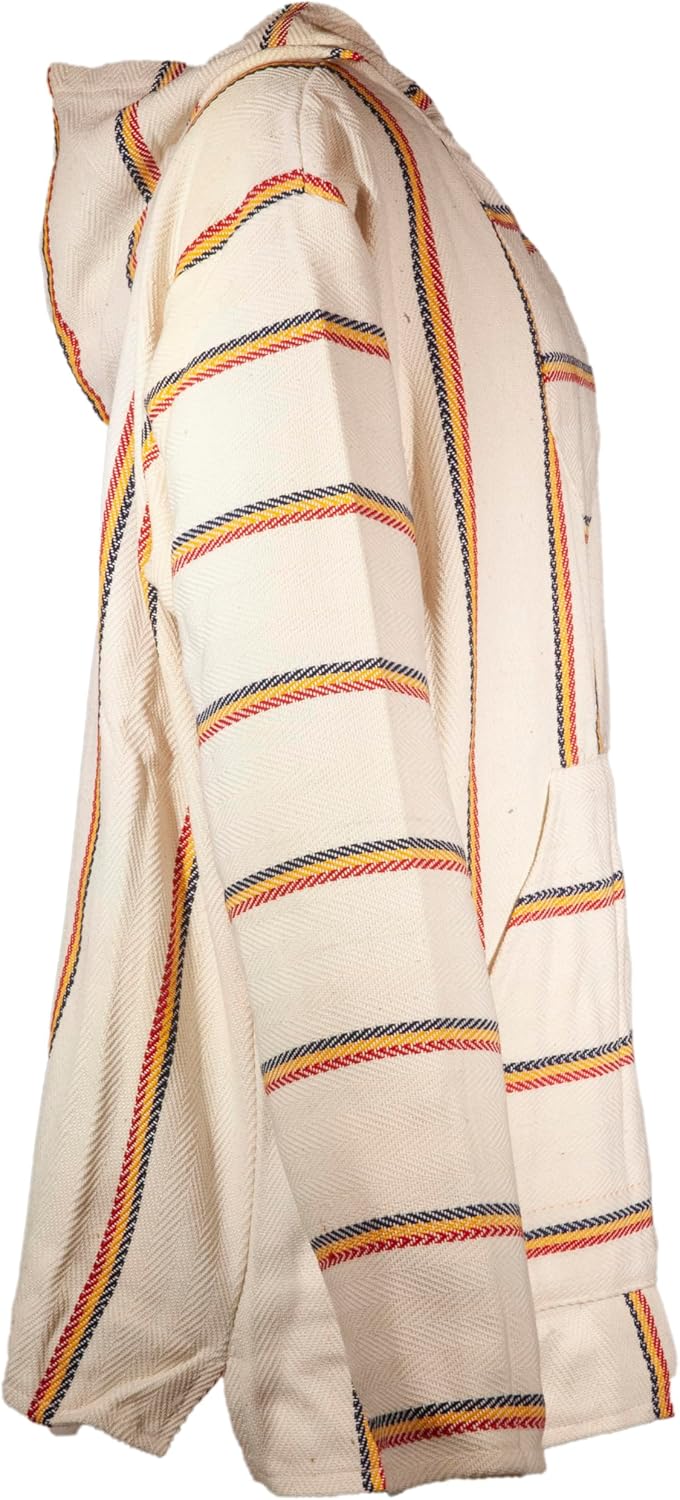 Funny Guy Mugs Premium Eco-Conscious Pullover Baja Hoodie with Kangaroo Pocket - Image 4