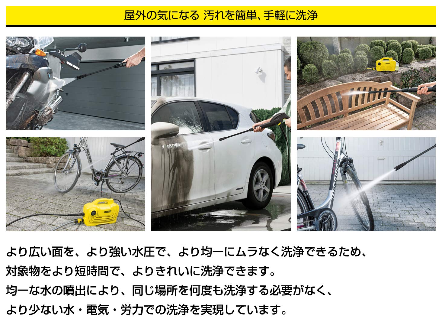 Amazon | ケルヒャー(KARCHER) 電源コード式 高圧洗浄機 K2 クラシック 