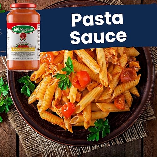 Miniatura 31 de La San Marzano Salsa Marinara, 24 onzas, salsa para pasta hecha en Italia, tomate multiusos de calidad premium, todo natural, dieta mediterránea