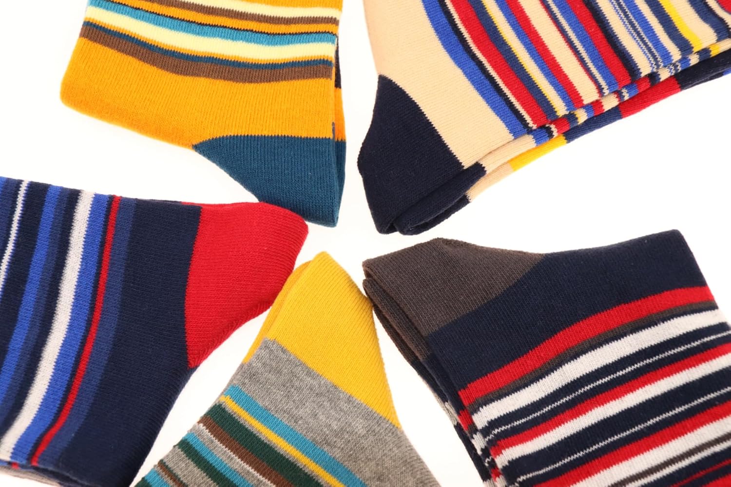 Men's Fun Dress Socks, Sizes 10-13, Soft Cotton Socks, Bright Colors, Breathable and Comfortable, Ideal Gift - Image 9