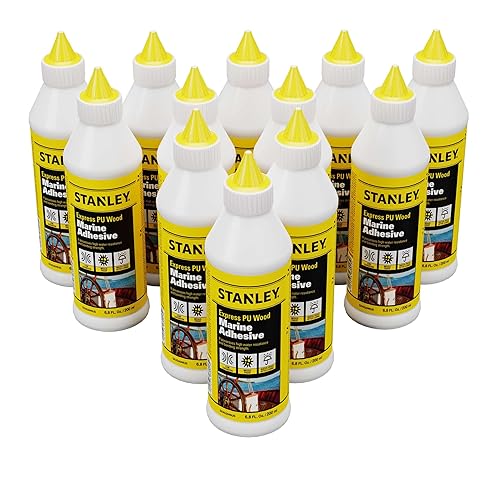 Miniatura 7 de Stanley Pegamento para madera de poliuretano de grado marino, adhesivo superior resistente al agua y de alta resistencia para navegantes, 1 paquete,