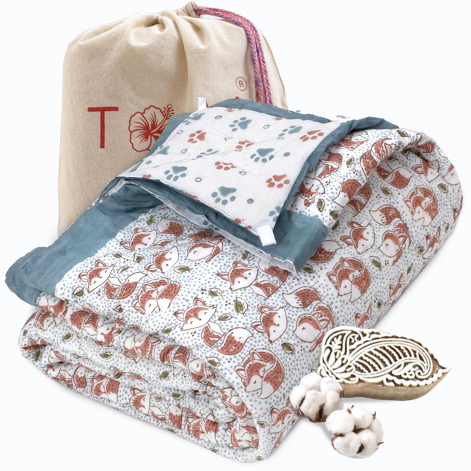 Jaipuri Quilt - Handcrafted Indian Comfort -22