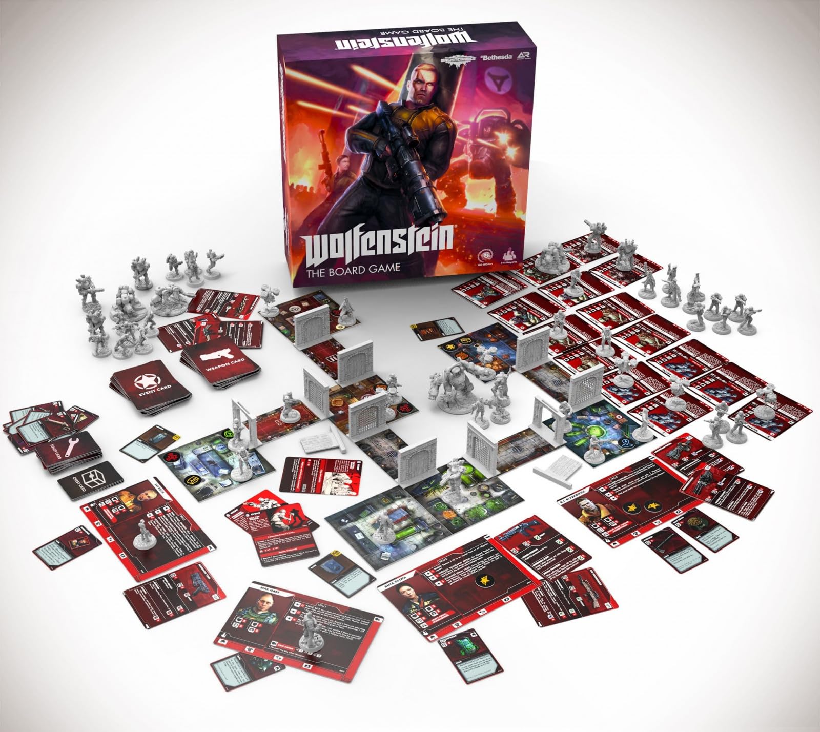 Archon Studio Wolfenstein: The Board Game (1-4 Players, Ages 14+), Various - Image 2