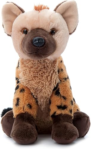 The Petting Zoo Hyena - Animal de peluche, regalos para niños, animales salvajes del zoológico Onez, juguete de peluche de hiena de 12 pulgadas
