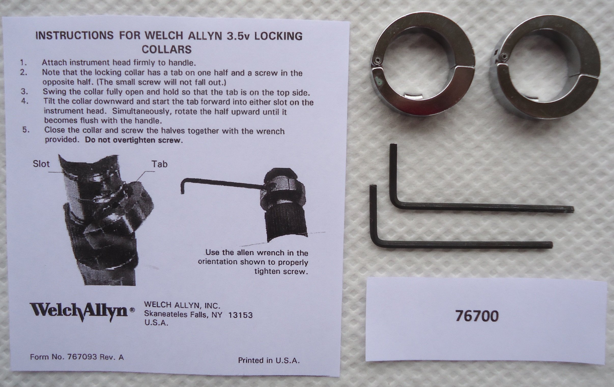 Welch Allyn 76700 Locking Collar Accessory