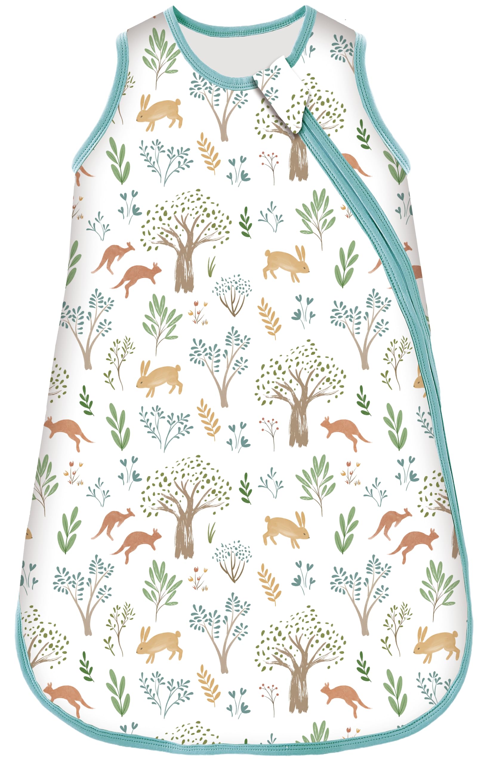 Chilsuessy Baby Sleeping Bag 2.5 Tog Cotton Nursery Sleeping Sack Soft Wearable Blanket Winter Baby Sleep Bag for Newborn Infant, 2.5 Tog/Beautiful Forest, 12-18 Months