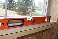 Vista 2 de Johnson Level & Tool 5700-2400 - Nivel de caja de aluminio resistente, 24 pulgadas, naranja, 1 nivel