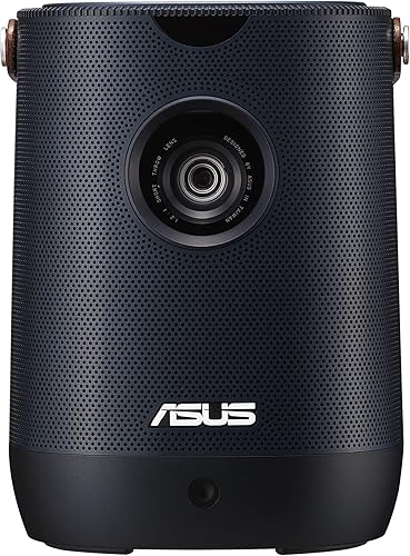 ASUS ZenBeam L2 Proyector LED portátil inteligente - 960 lúmenes LED, 1080P, Chromecast, altavoz Bluetooth de 10 W, batería integrada, reproducción