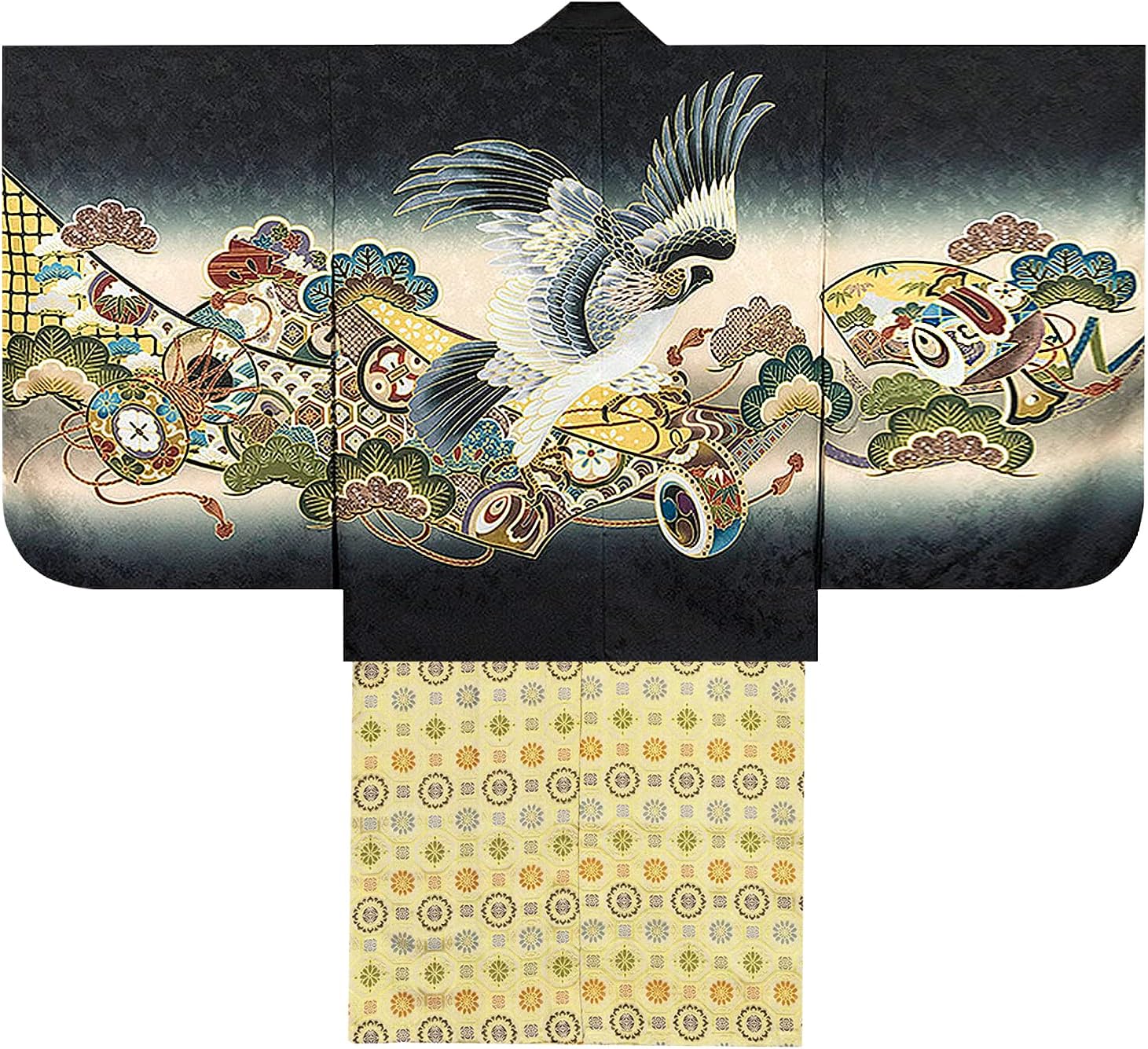 七五三　5歳　男の子　袴セット　紺　鷹　古典柄はかま袴丈54　中古品　61212 楽天市場】【レンタル】七五三 5歳 レンタル 753 袴セット 男児