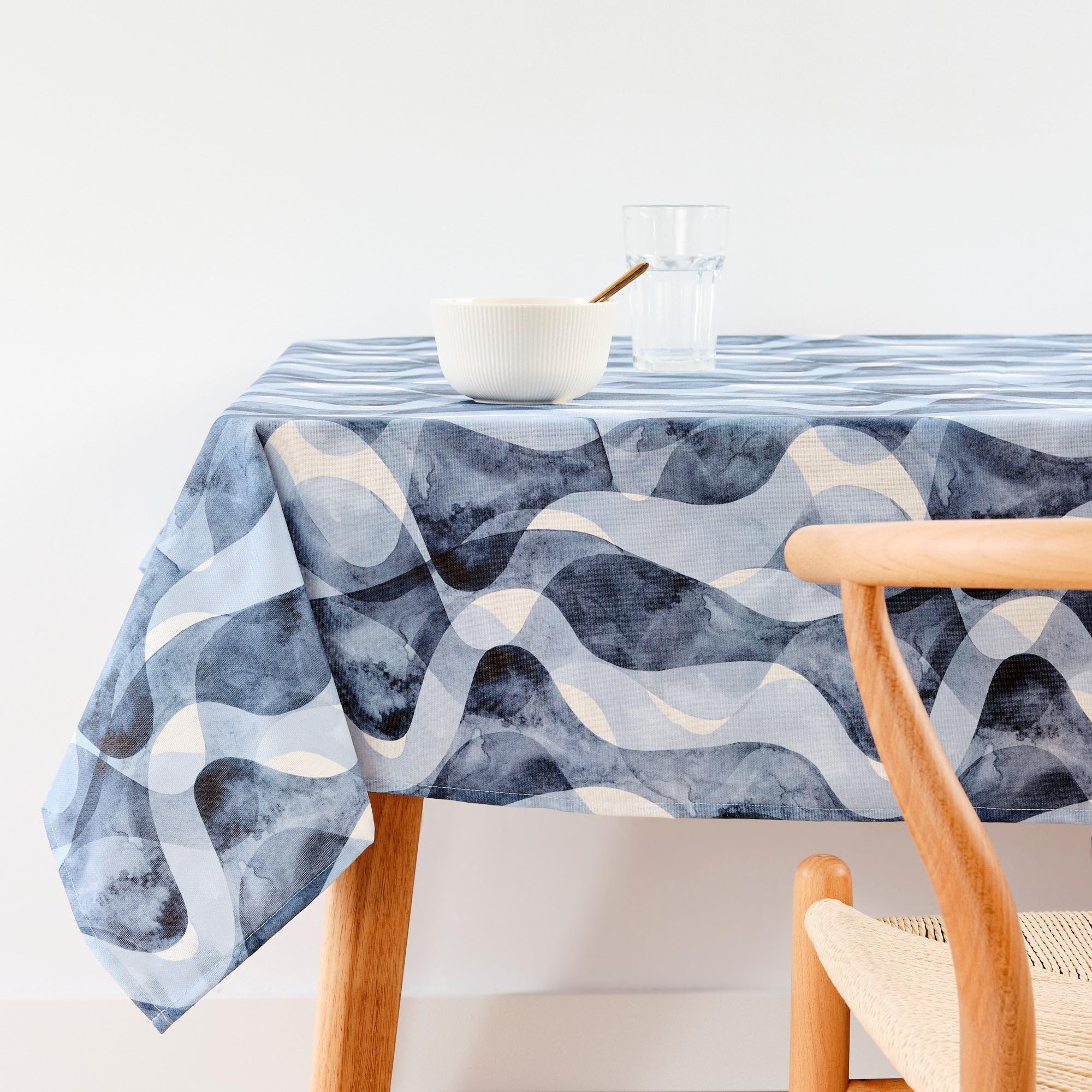 Nappe extra douce pour table rectangulaire BELUM coton multicolore
