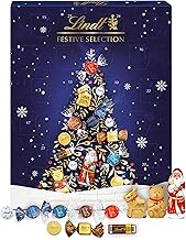 Lindt Festive Selection Advent Calendar 2025 – Large 289g – 24 Lindt Chocolate Favourites – Gift for Adults & Kids