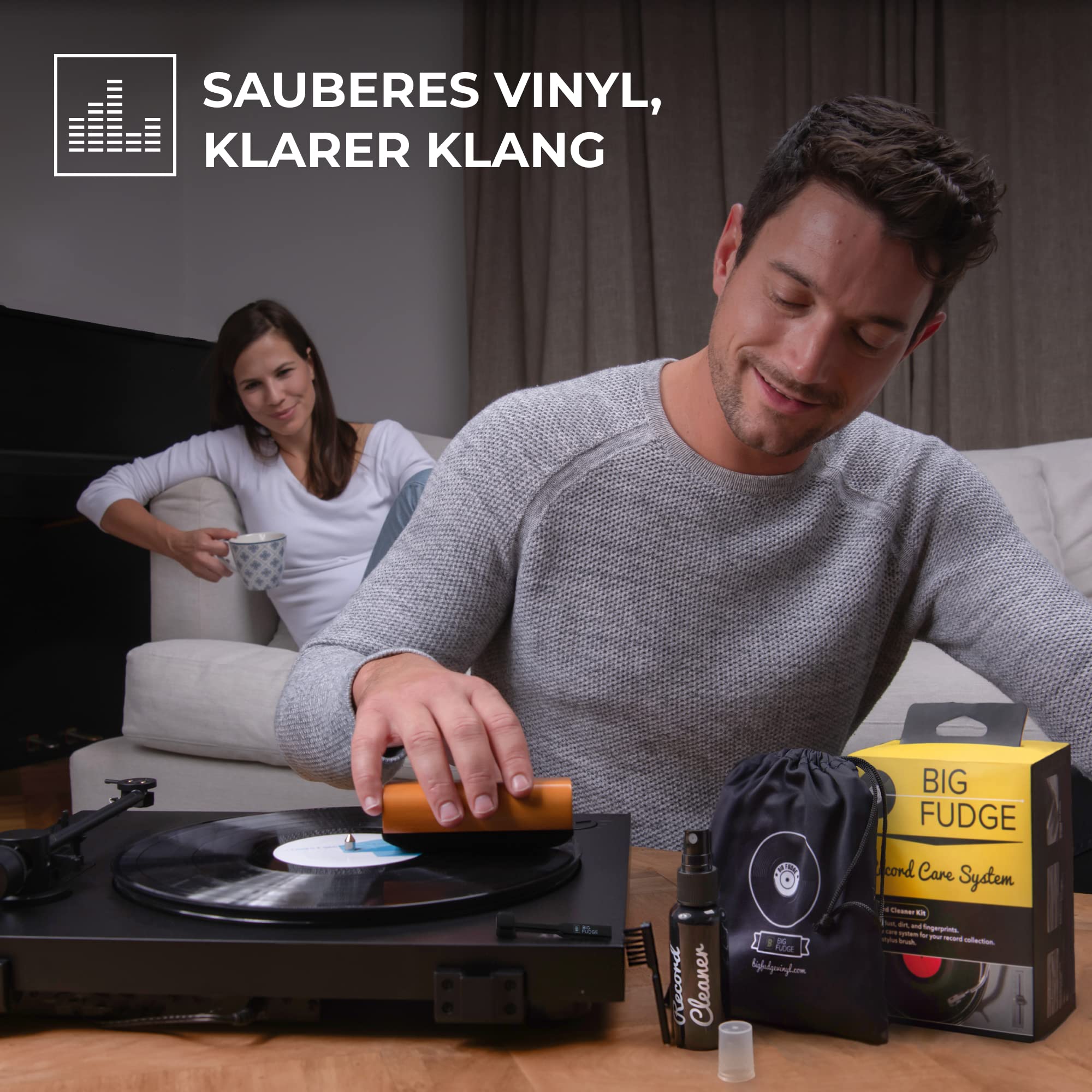 4-in-1 Vinyl Cleaning Kit | Schallplatten Reinigung Mit Antistatischer